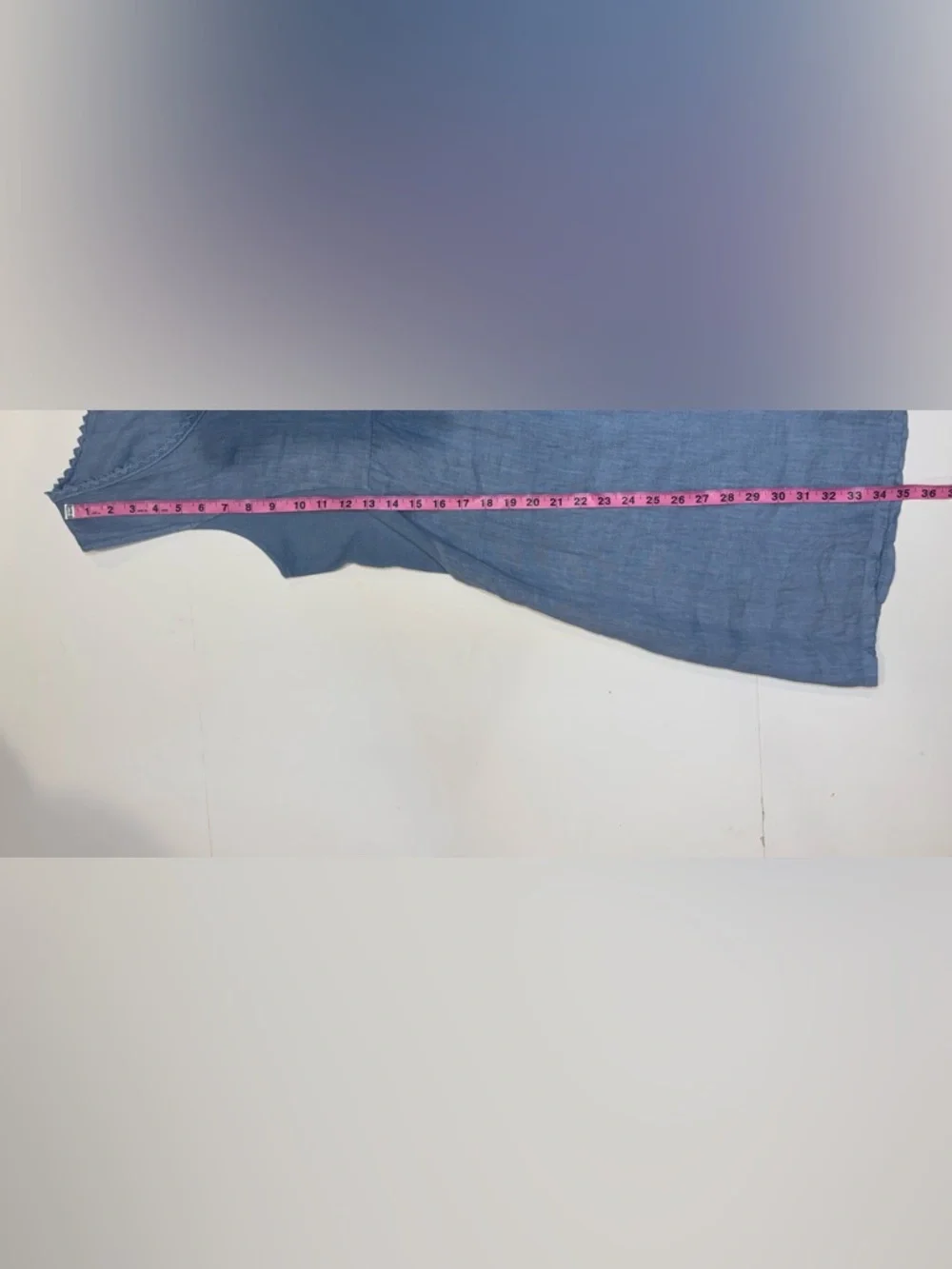 Terzo Millennio Light Blue Sleeveless Italian Linen Dress Small - Picture 10 of 10